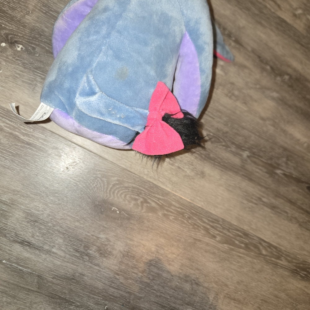 Disney Eeyore Plush - Blue and Pink - Picture 6 of 9